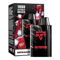 (М) Одноразовая электронная сигарета Duft 1000 - Dr Pepper (Кола)