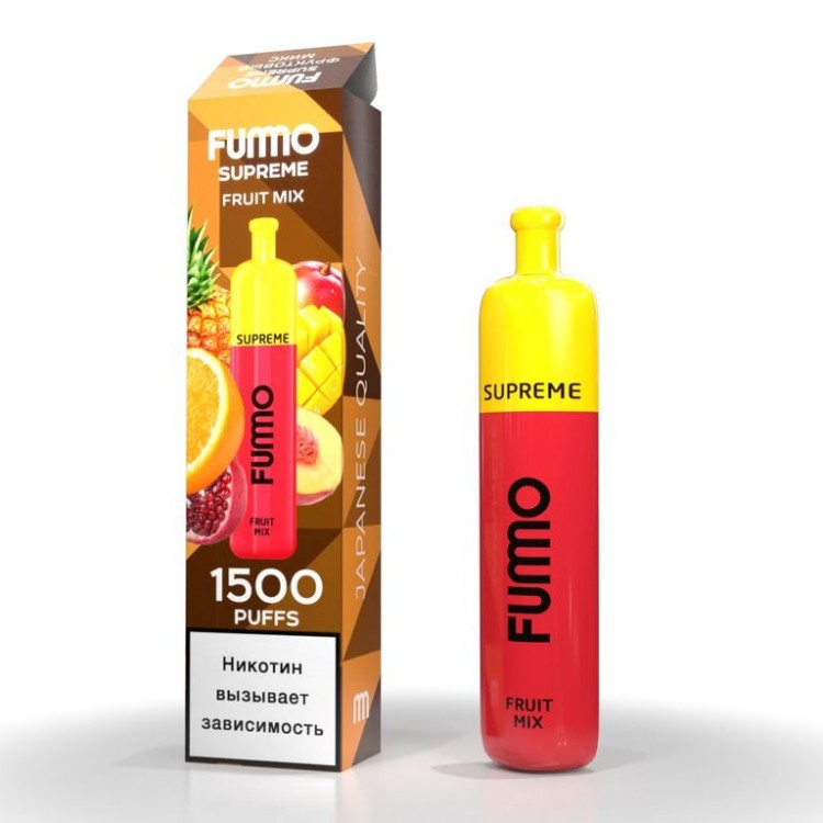 Одноразовая электронная сигарета FUMMO SUPREME 1500 - Fruit Mix