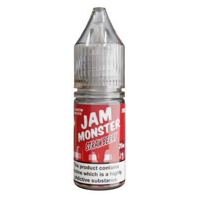 Жидкость Jam Monster Salt - Strawberry (Арахисовая паста с клубничным джемом на тосте) 10 мл (20 мг)