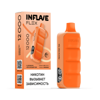 (М) Одноразовая электронная сигарета Inflave Flex 12000 - Персиковый Чай