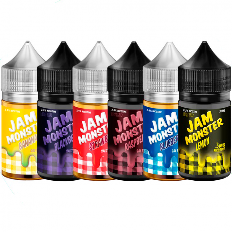 Жидкость Jam Monster - Black Cherry (Джем из черешни) 30 мл 3 мг