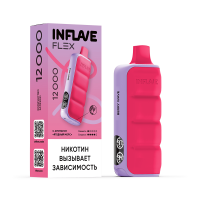 (М) Одноразовая электронная сигарета Inflave Flex 12000 - Ягодный Морс