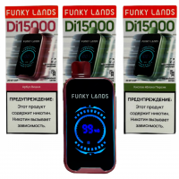 Одноразовая электронная сигарета Funky Lands Di 15000 - Вишня Лайм