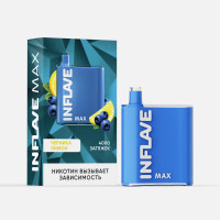 (М) Одноразовая электронная сигарета Inflave Max 4000 - Черника лимон