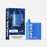 (М) Одноразовая электронная сигарета Inflave Max 4000 - Черная смородина