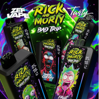 Одноразовая электронная сигарета Rick and Morty Bad Trip 25 000 тяг - Черника Малина