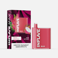 (М) Одноразовая электронная сигарета Inflave Max 4000 - Фрукт дракона