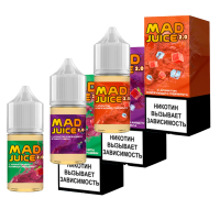 (М) Жидкость Mad juice 2.0 Salt - Прохладный Виноград и Малина 30 мл (20 мг)