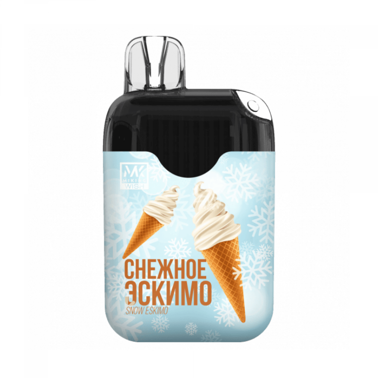 Одноразовая электронная сигарета Miking Wish 6000 - Снежное Эскимо