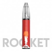 Одноразовая электронная сигарета City Rocket - Гагарин (Манго, Персик, Арбуз)