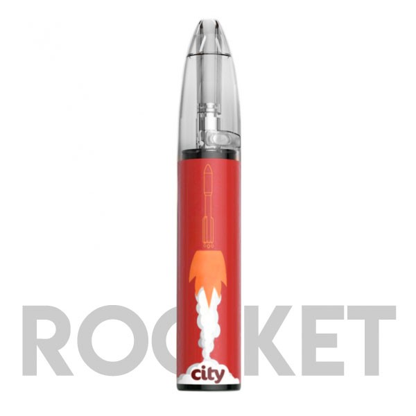 Одноразовая электронная сигарета City Rocket - Черная стрела (Арбуз)