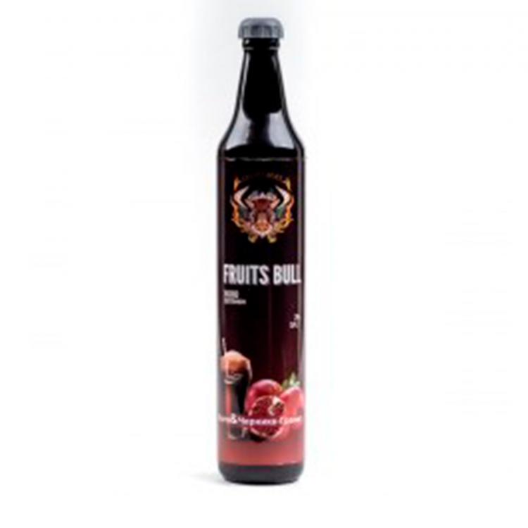 (М) Одноразовая электронная сигарета Fruits bull 1500 - Клубника банан