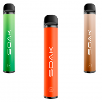 (М) Одноразовая электронная сигарета SOAK X (2200) - Coffee Milk (Кофе с молоком)