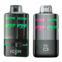 Одноразовая электронная сигарета ICON DUO 20000 - Арбуз лёд х Малина и Клубника