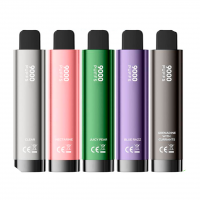 (М) Одноразовая электронная сигарета HQD Cuvie Plus Pro (9000) - Мята хвоя и лесные ягоды