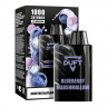 (М) Одноразовая электронная сигарета Duft 1000 - Blueberry Marshmallow (Черничное Маршмелоу)